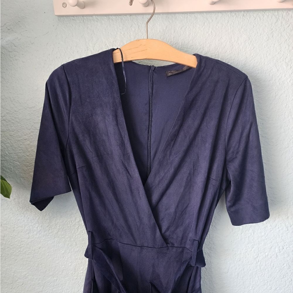 Zara front pockets belted romper - Picture 3 of 16